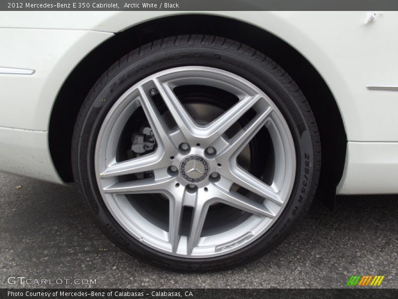 Arctic White / Black 2012 Mercedes-Benz E 350 Cabriolet