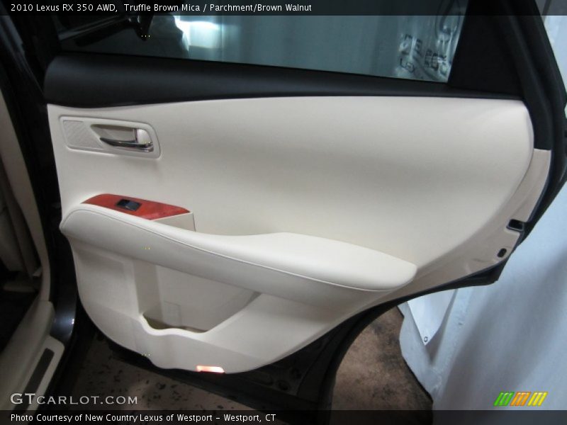 Truffle Brown Mica / Parchment/Brown Walnut 2010 Lexus RX 350 AWD