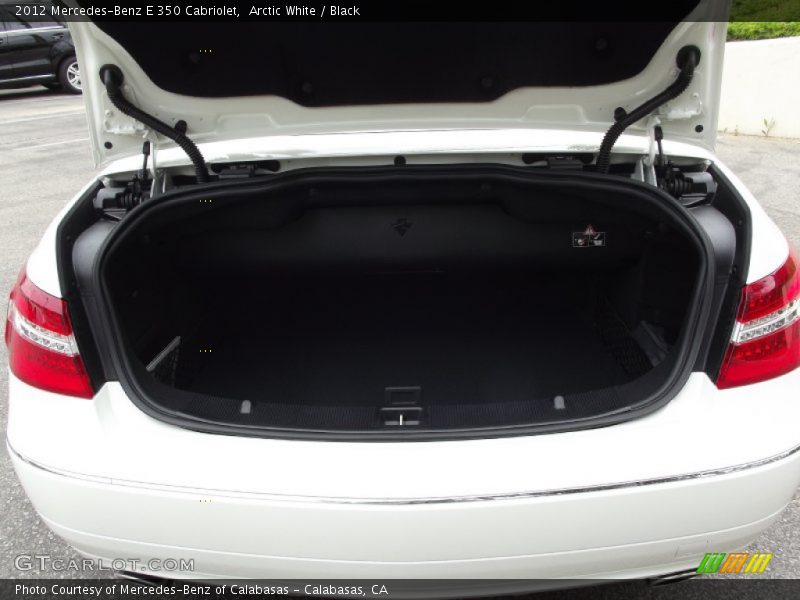 Arctic White / Black 2012 Mercedes-Benz E 350 Cabriolet