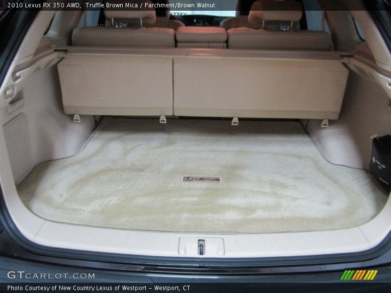 Truffle Brown Mica / Parchment/Brown Walnut 2010 Lexus RX 350 AWD