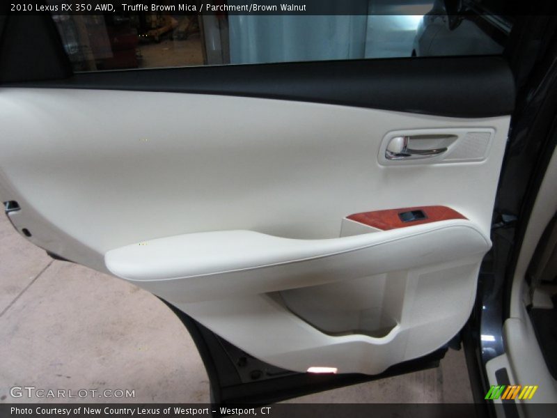 Truffle Brown Mica / Parchment/Brown Walnut 2010 Lexus RX 350 AWD