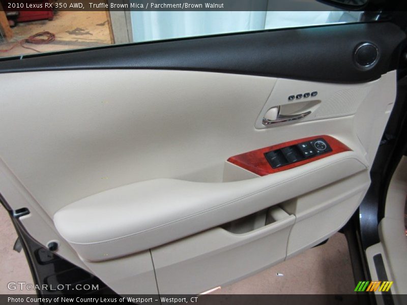 Truffle Brown Mica / Parchment/Brown Walnut 2010 Lexus RX 350 AWD