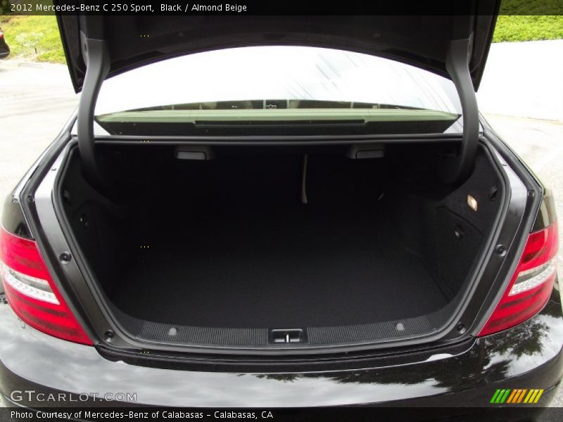Black / Almond Beige 2012 Mercedes-Benz C 250 Sport