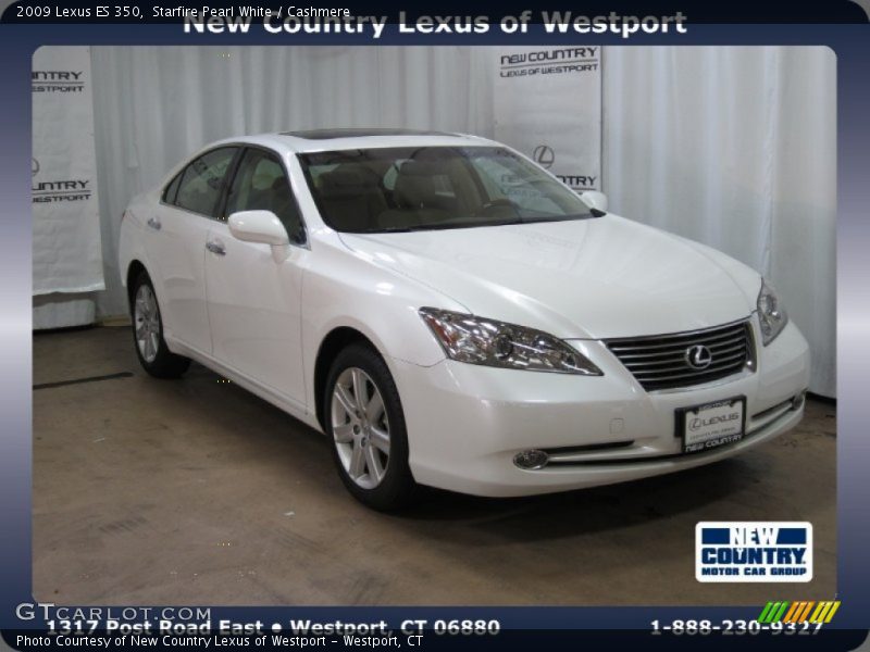Starfire Pearl White / Cashmere 2009 Lexus ES 350