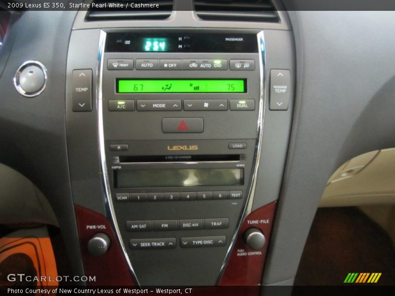 Starfire Pearl White / Cashmere 2009 Lexus ES 350