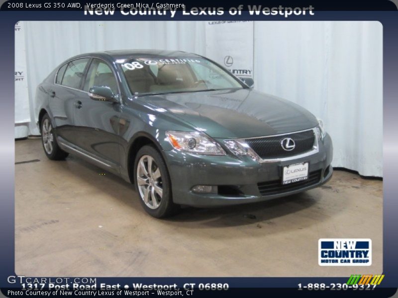Verdegris Green Mica / Cashmere 2008 Lexus GS 350 AWD