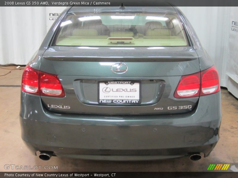 Verdegris Green Mica / Cashmere 2008 Lexus GS 350 AWD