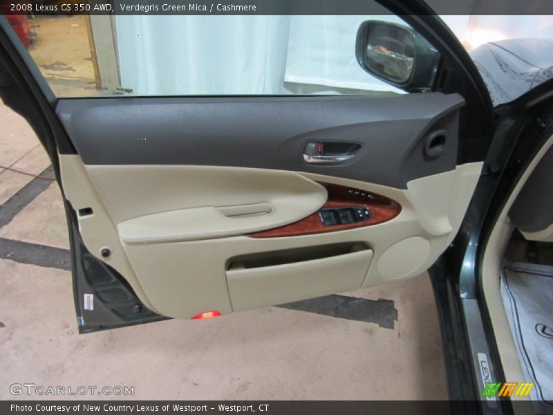 Verdegris Green Mica / Cashmere 2008 Lexus GS 350 AWD