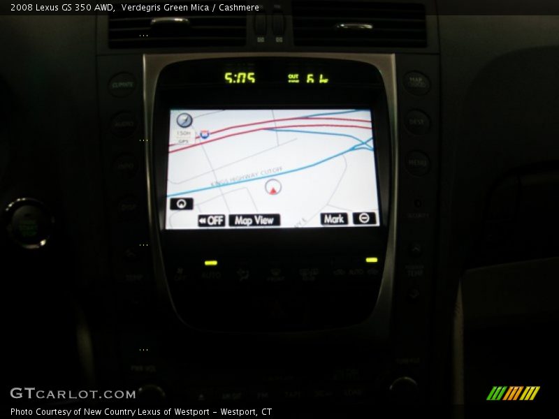 Verdegris Green Mica / Cashmere 2008 Lexus GS 350 AWD
