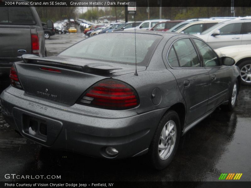Greystone Metallic / Dark Pewter 2004 Pontiac Grand Am SE Sedan
