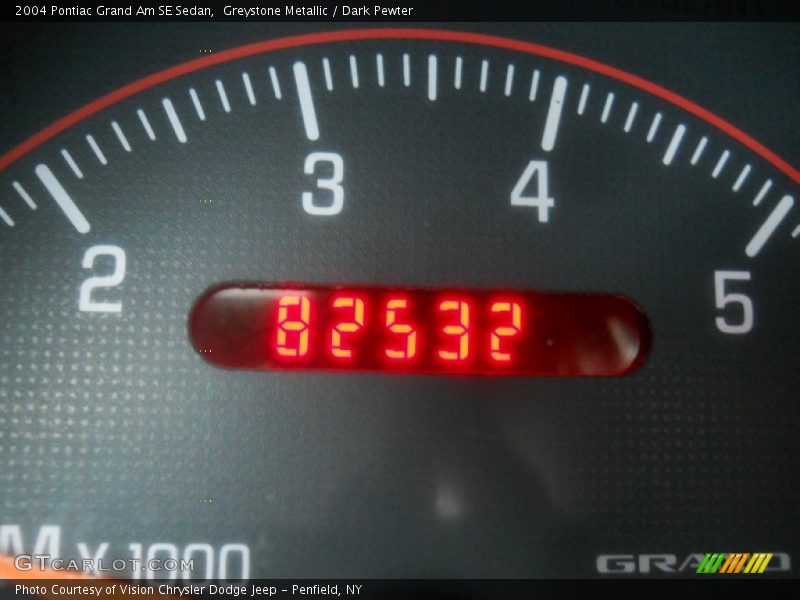 Greystone Metallic / Dark Pewter 2004 Pontiac Grand Am SE Sedan