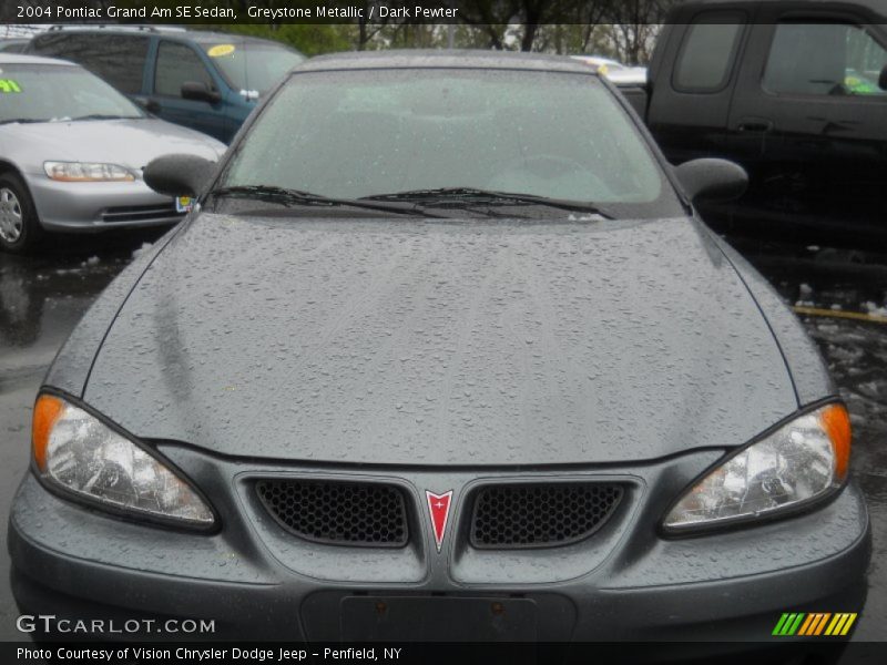 Greystone Metallic / Dark Pewter 2004 Pontiac Grand Am SE Sedan