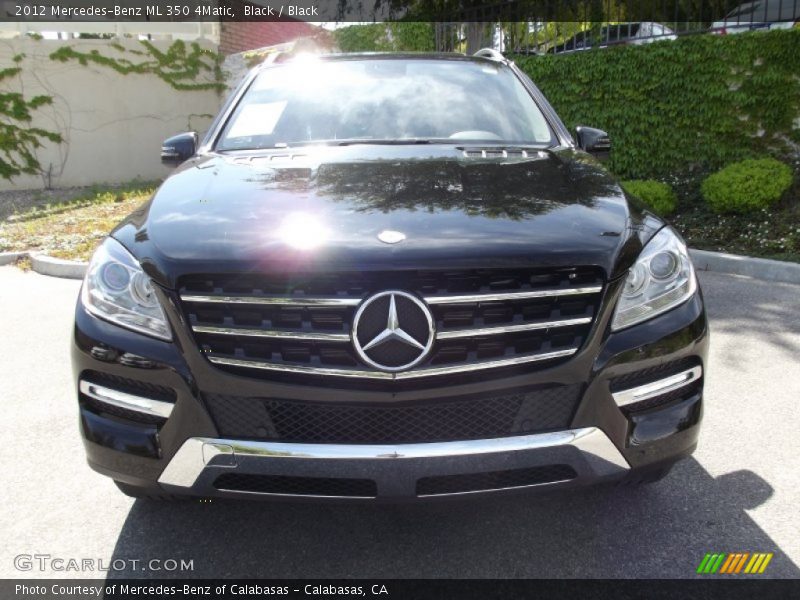 Black / Black 2012 Mercedes-Benz ML 350 4Matic