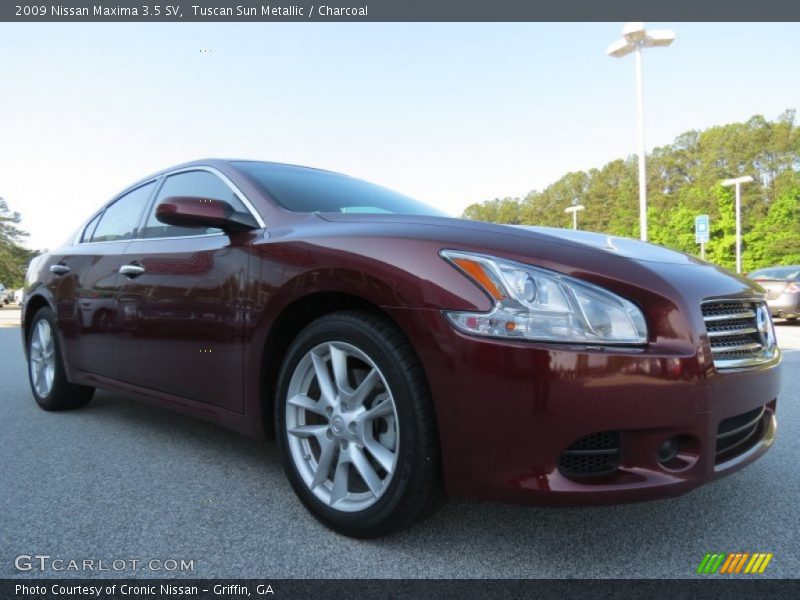 Tuscan Sun Metallic / Charcoal 2009 Nissan Maxima 3.5 SV