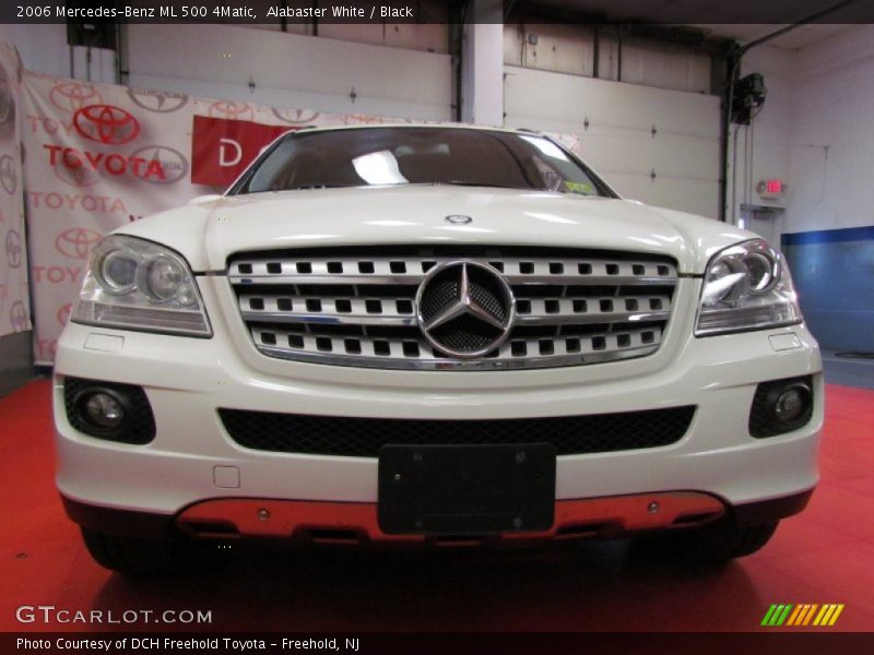 Alabaster White / Black 2006 Mercedes-Benz ML 500 4Matic