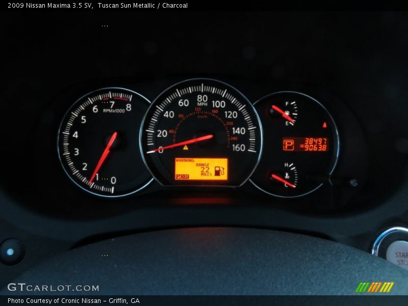 Tuscan Sun Metallic / Charcoal 2009 Nissan Maxima 3.5 SV