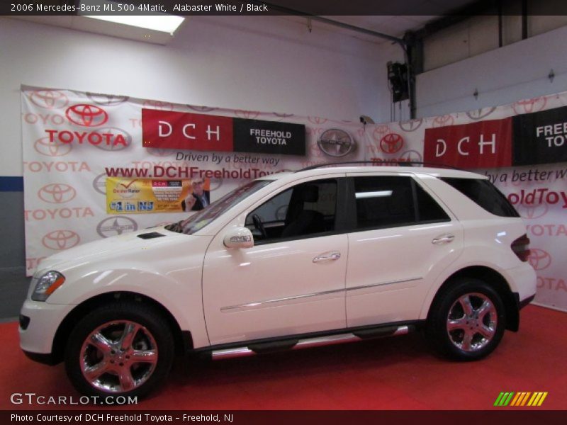 Alabaster White / Black 2006 Mercedes-Benz ML 500 4Matic