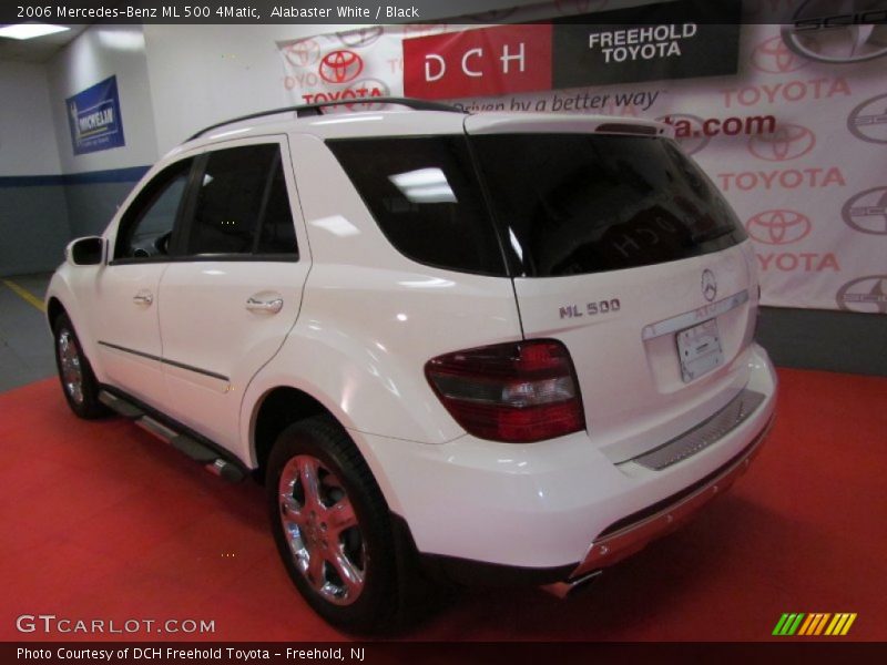 Alabaster White / Black 2006 Mercedes-Benz ML 500 4Matic