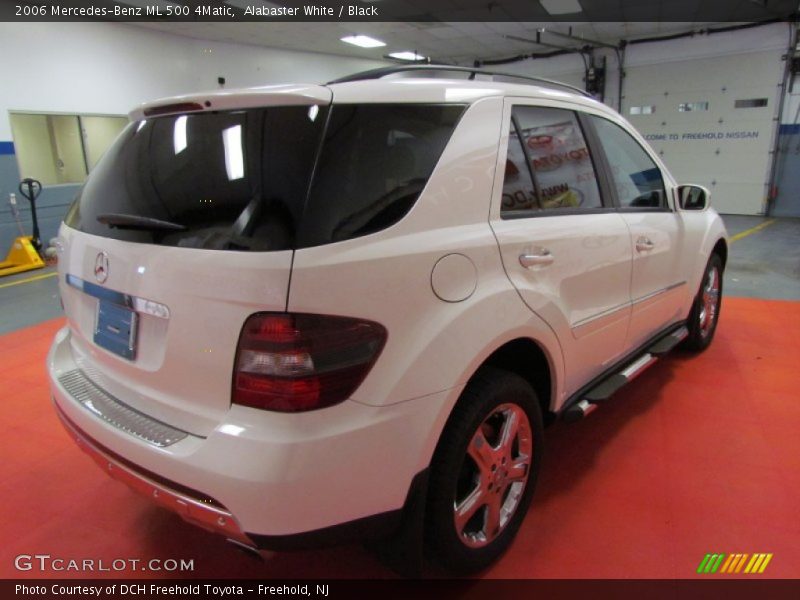 Alabaster White / Black 2006 Mercedes-Benz ML 500 4Matic