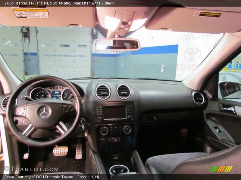 Alabaster White / Black 2006 Mercedes-Benz ML 500 4Matic