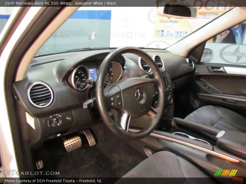 Alabaster White / Black 2006 Mercedes-Benz ML 500 4Matic