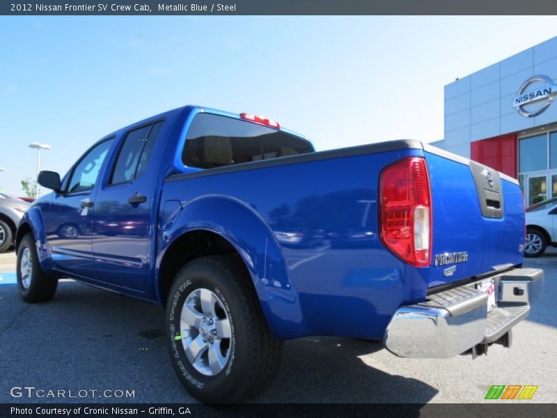Metallic Blue / Steel 2012 Nissan Frontier SV Crew Cab