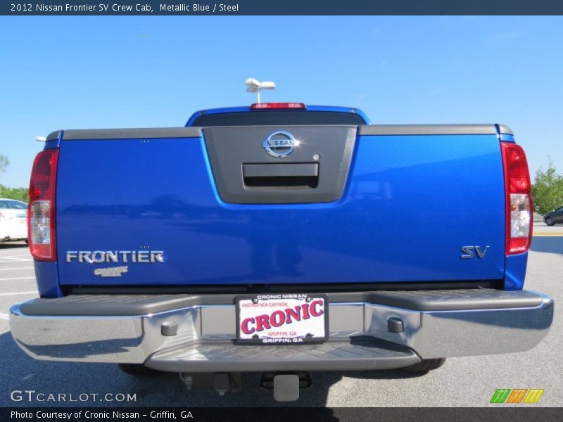 Metallic Blue / Steel 2012 Nissan Frontier SV Crew Cab