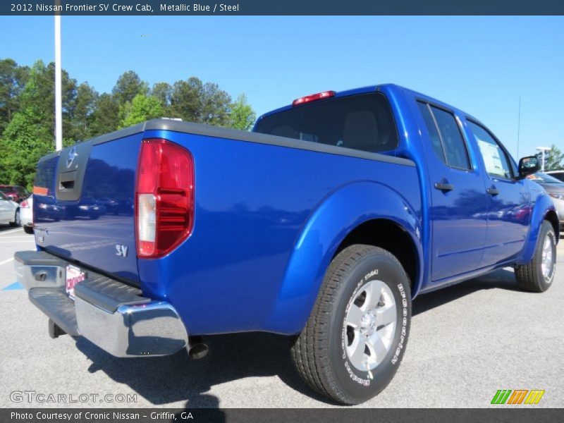 Metallic Blue / Steel 2012 Nissan Frontier SV Crew Cab