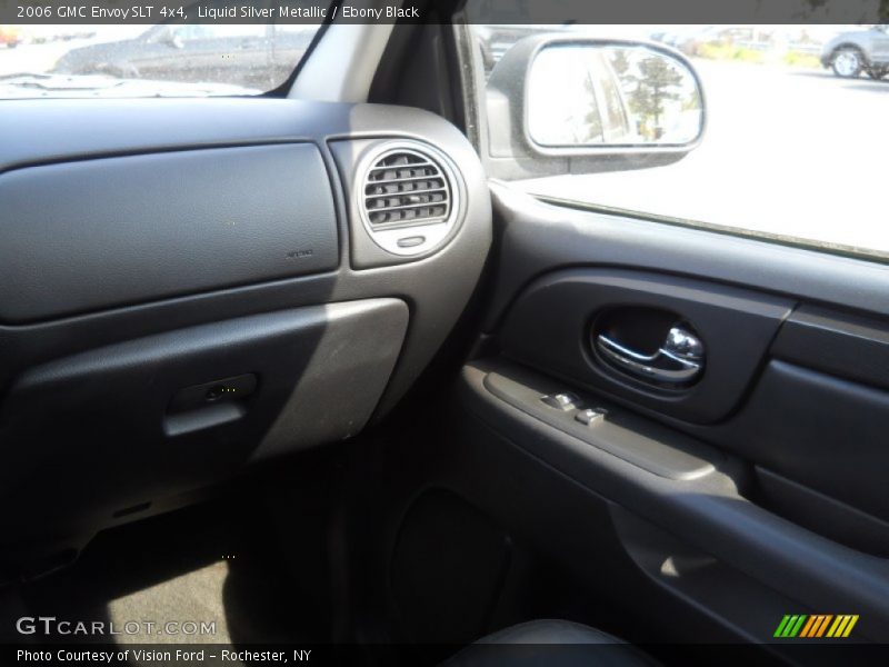 Liquid Silver Metallic / Ebony Black 2006 GMC Envoy SLT 4x4