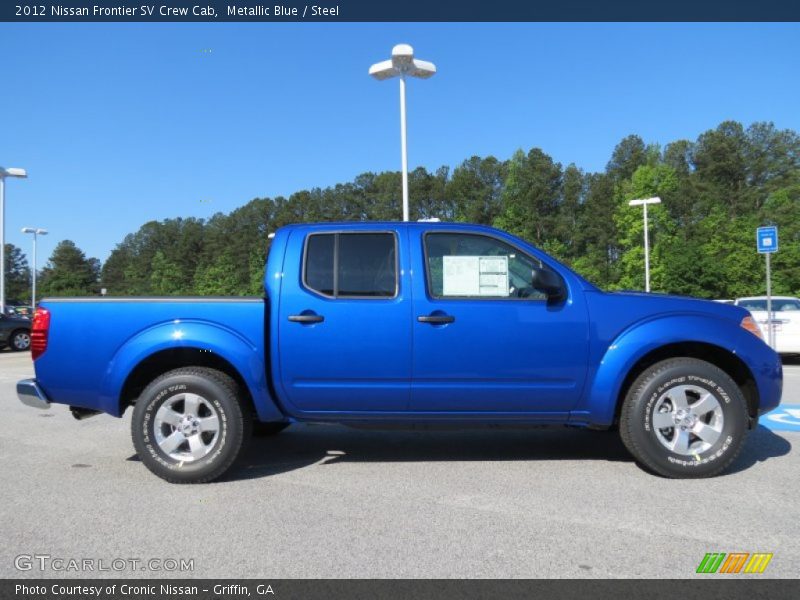 Metallic Blue / Steel 2012 Nissan Frontier SV Crew Cab