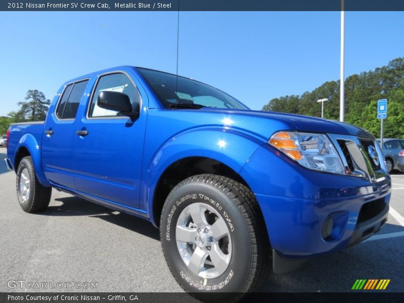 Metallic Blue / Steel 2012 Nissan Frontier SV Crew Cab