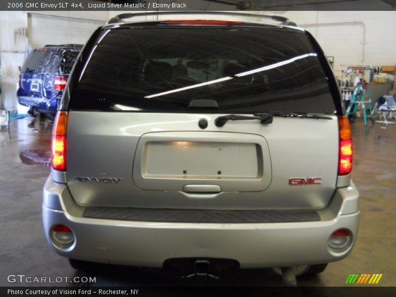 Liquid Silver Metallic / Ebony Black 2006 GMC Envoy SLT 4x4