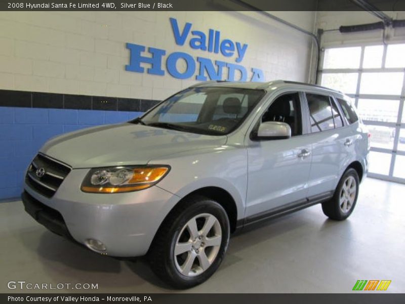 Silver Blue / Black 2008 Hyundai Santa Fe Limited 4WD