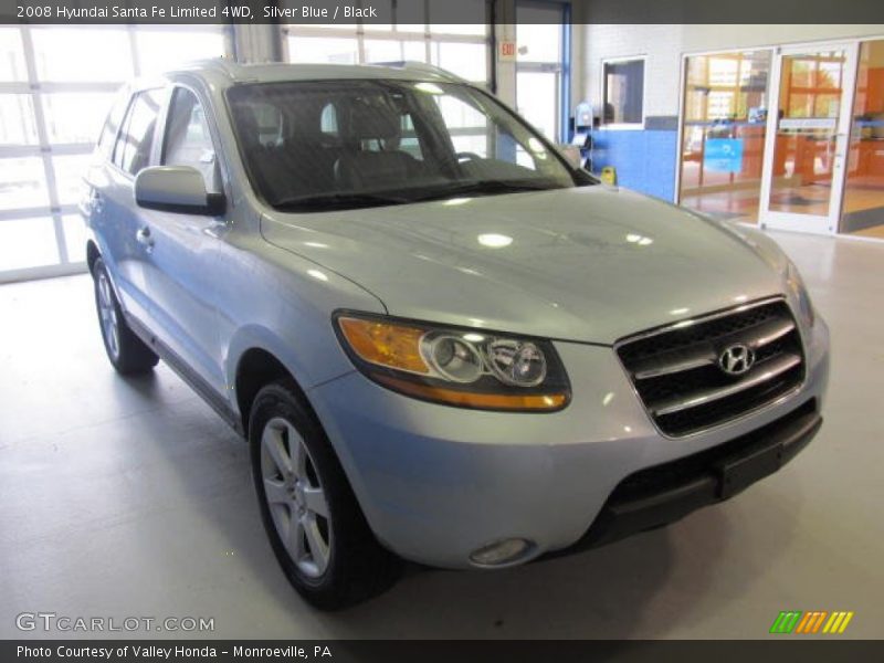 Silver Blue / Black 2008 Hyundai Santa Fe Limited 4WD