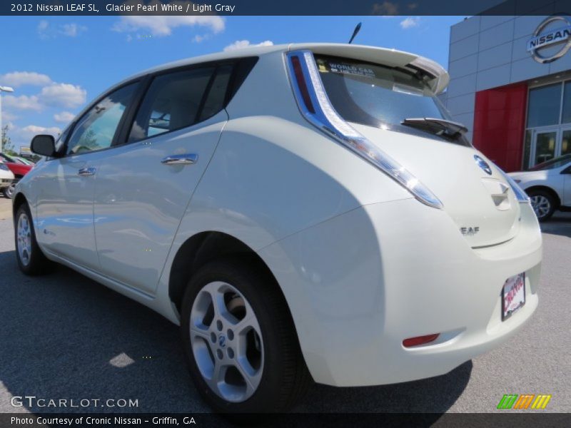 Glacier Pearl White / Light Gray 2012 Nissan LEAF SL