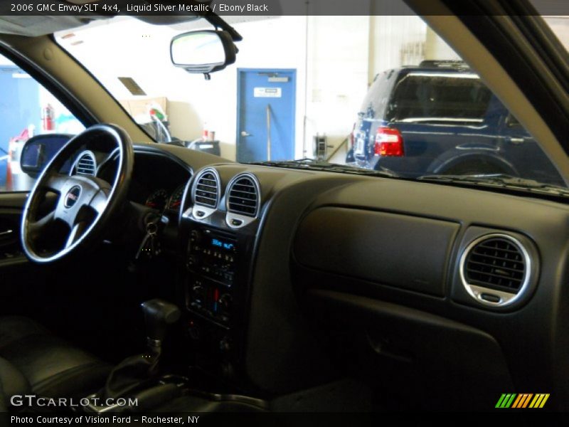 Liquid Silver Metallic / Ebony Black 2006 GMC Envoy SLT 4x4