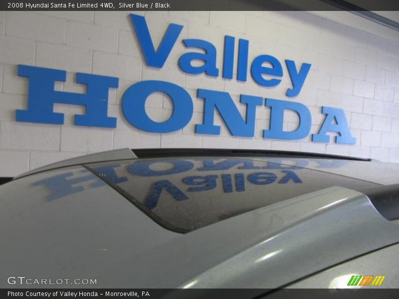 Silver Blue / Black 2008 Hyundai Santa Fe Limited 4WD