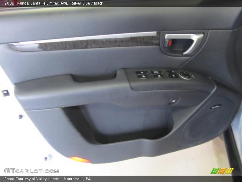 Silver Blue / Black 2008 Hyundai Santa Fe Limited 4WD