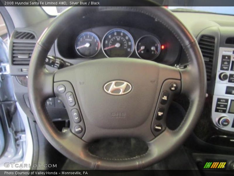 Silver Blue / Black 2008 Hyundai Santa Fe Limited 4WD