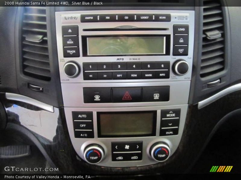 Silver Blue / Black 2008 Hyundai Santa Fe Limited 4WD