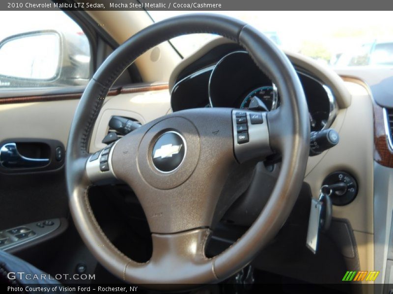 Mocha Steel Metallic / Cocoa/Cashmere 2010 Chevrolet Malibu LTZ Sedan