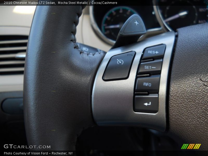 Mocha Steel Metallic / Cocoa/Cashmere 2010 Chevrolet Malibu LTZ Sedan