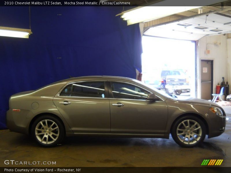 Mocha Steel Metallic / Cocoa/Cashmere 2010 Chevrolet Malibu LTZ Sedan