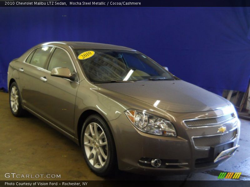 Mocha Steel Metallic / Cocoa/Cashmere 2010 Chevrolet Malibu LTZ Sedan