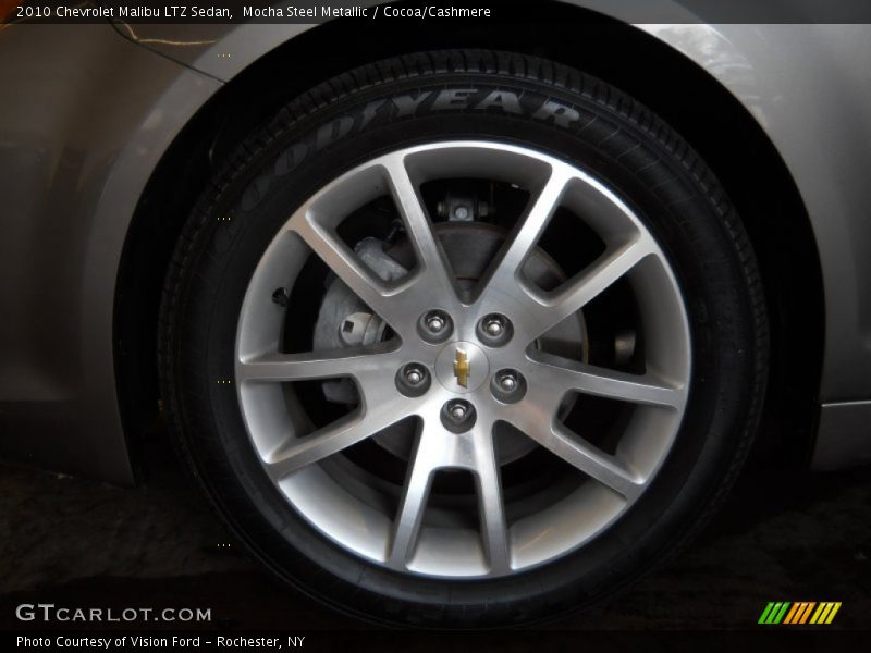 Mocha Steel Metallic / Cocoa/Cashmere 2010 Chevrolet Malibu LTZ Sedan