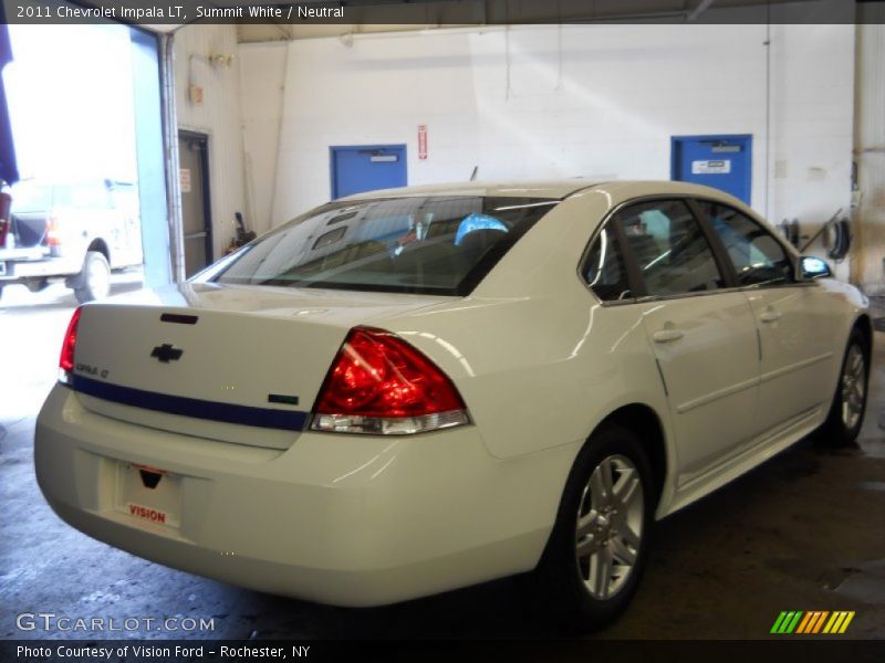 Summit White / Neutral 2011 Chevrolet Impala LT