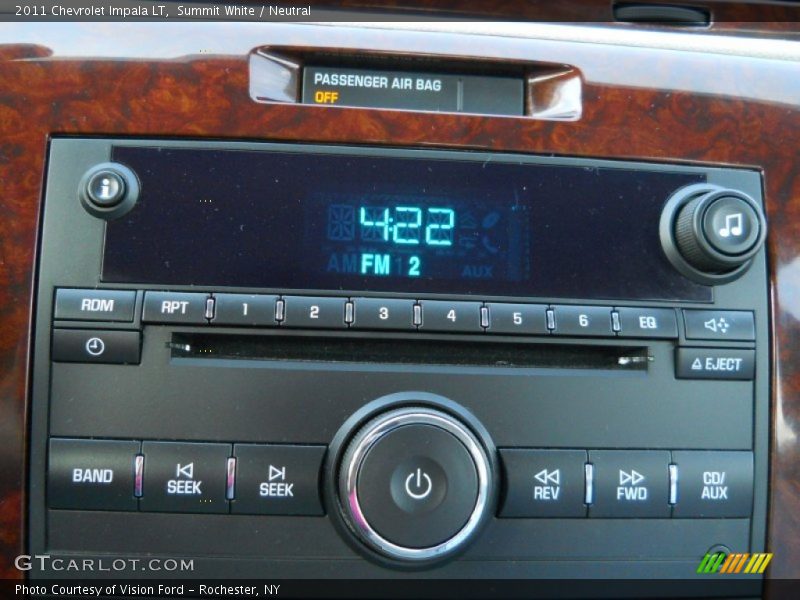 Summit White / Neutral 2011 Chevrolet Impala LT