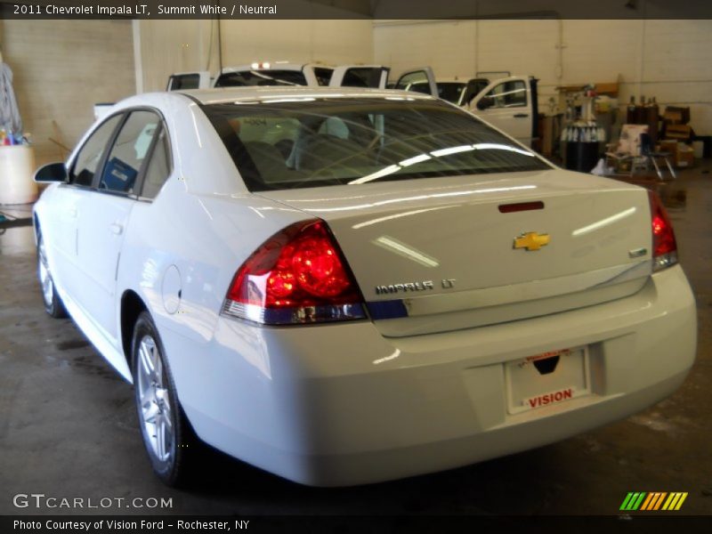Summit White / Neutral 2011 Chevrolet Impala LT