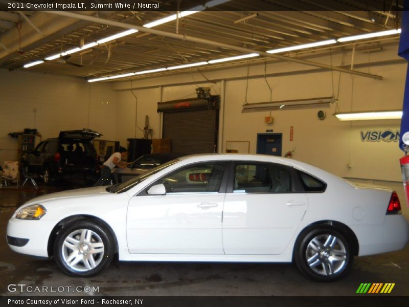 Summit White / Neutral 2011 Chevrolet Impala LT
