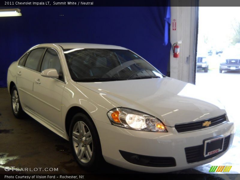 Summit White / Neutral 2011 Chevrolet Impala LT